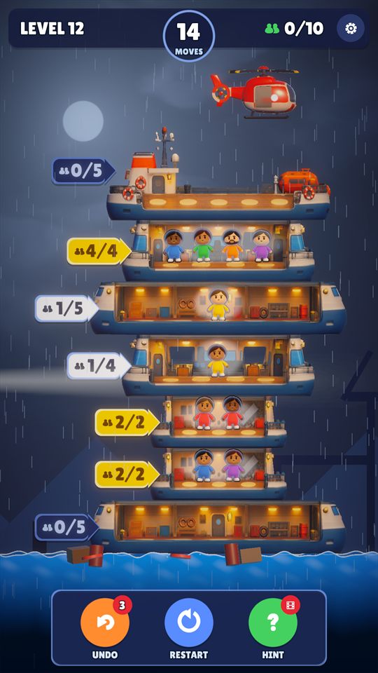 Unwet harbor ferry level gameplay